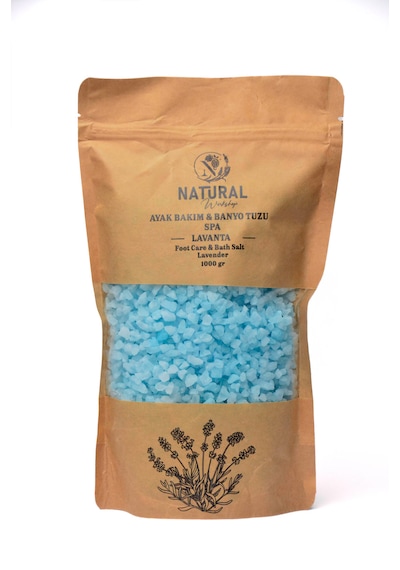 Natural Ayak Bakım Ve Banyo Tuzu Lavanta 1000 Gr