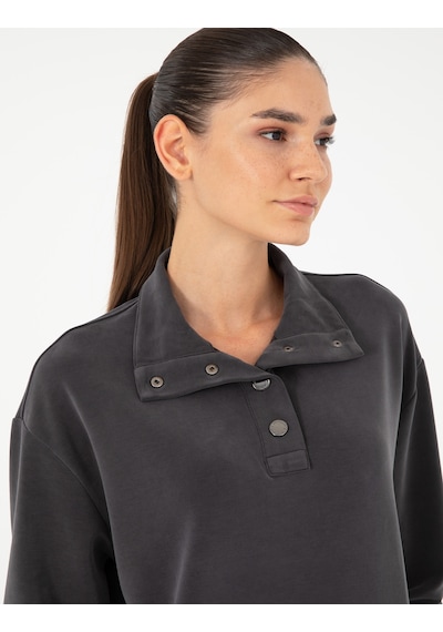 Pierre Cardin Kadın Antrasit Sweatshirt 50290903-vr006 Antrasit
