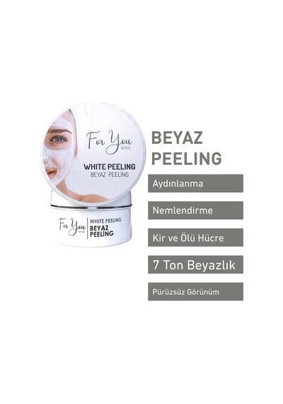 White Peeling Yüz Ve Vücut Peeling Pirinç Peeling Cilt Yenileyici Bakım 100 Ml