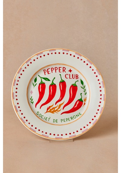 Karaca Pepper Club Pasta Tabağı 19 Cm Pembe