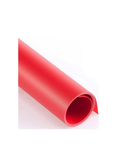 Tr 120x200 Cm Kırmızı Pvc Stüdyo Fon Perde Silinebilir Kırışmaz Ürün Çekim Arka Planı