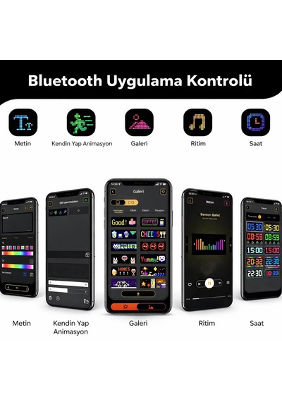 Led Esnek Ekran Yumuşak Piksel Ekran Matris Dijital Panel Programlanabilir Reklam Tabelası RGB