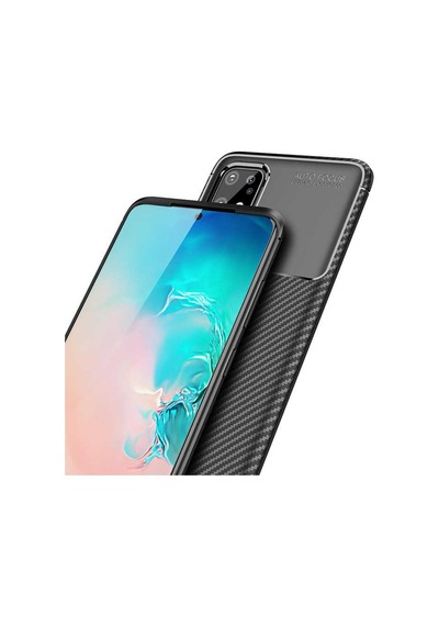 Galaxy S20 Plus Kılıf Zore Negro Silikon Kapak Siyah