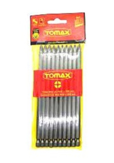 Tomax Ph2x100mm Yıldız Uçlu Bits - 10'li Paket