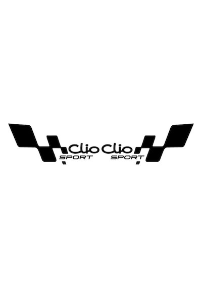 Oto Clio Sport Sticker