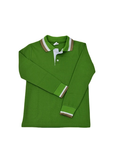 Kolej Polo Yaka Selanik Sweatshirt Yeşil İmm Bgl-ıms-o 001 Yeşil