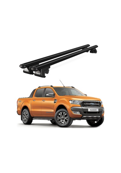 Venüs Ford Ranger 2011-2022 Uyumlu Siyah Ara Atkı Port Bagaj Tavan Barı