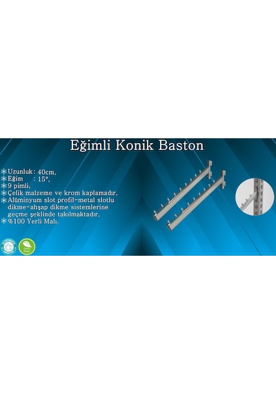 Rafburada Rafburada® Konik Baston. Konik Dikmeye Geçme Baston, Askı Aparatı Diğer