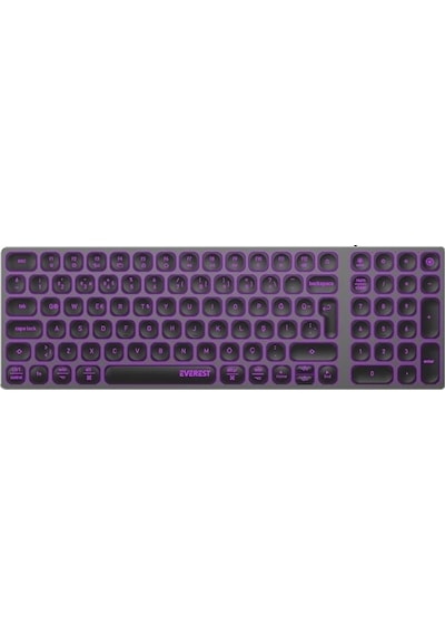 Everest KB-BT98 Bluetooth Ultra İnce+Şarjlı Q Kablosuz klavye