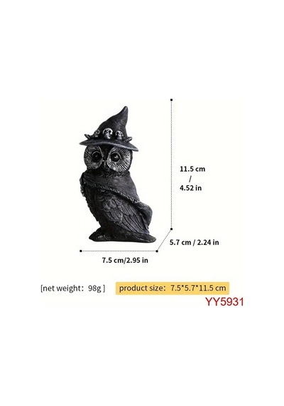 Yy5931 Gotik Baykuş Heykeli Biblo Silikon Kalıp