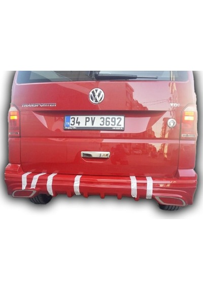 Volkswagen Transporter T7 Uyumlu Yedek Parça Difüzörlü Arka Tampo