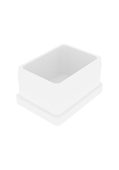 Cateksss 30x40 Mm Düz İç Profil Tapası Beyaz - 5 Li Paket