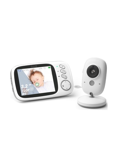 Ghb Bebek Kameralı Monitör, 3.2" Lcd, Gece Görüşü, Vox Modu, Iki Yönlü Konuşma, Ninni Kamera Sistemi