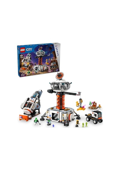 LEGO® City Uzay Üssü ve Roket Fırlatma Rampası 60434 8+ Yaratıcı Oyuncak Yapım Seti - 1422 Parça