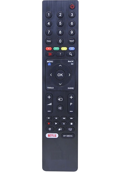 Turn Beko Uyumlu Lcd Tv Kumandası- Netflix Tuşlu Rm-L1383- Rm-L1396