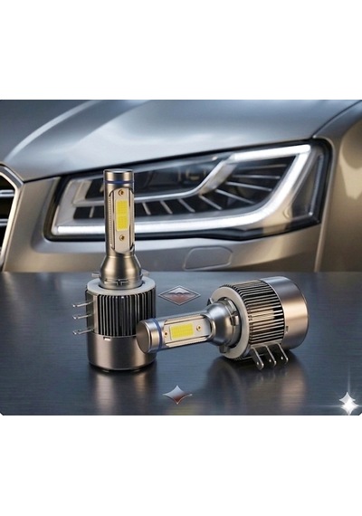 Ford Courier Gündüz Farı H15 Beyaz Led Xenon Far Ampulü 8000 Lümen 2 Adet