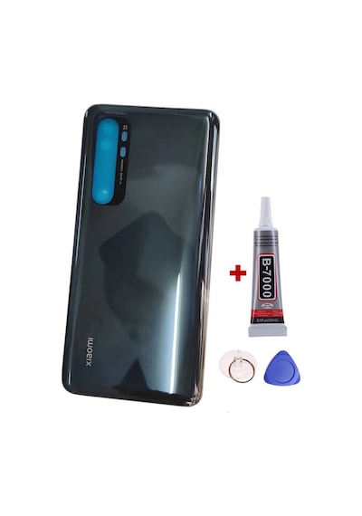 Xiaomi Mi Note 10 Lite Siyah Arka Kapak Batarya Kapağı Pil Kapağı Yapışkan Ve Sökme Aparatıyla Beraber Full Set Siyah