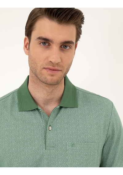 Pierre Cardin Erkek Haki Tişört 50288681-vr027 Haki
