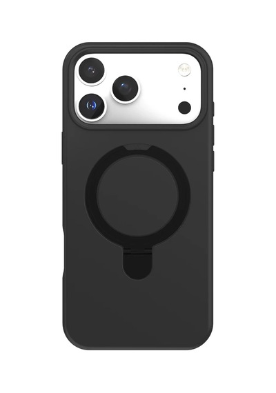 Apple İphone 17 Pro Max Regal Magsafe Standlı Kapak - Siyah 0.2M-Çok Renkli