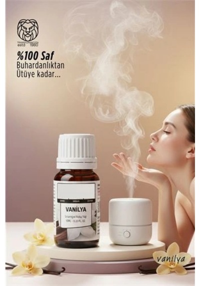 %100 Saf Ve Yoğun Vanilya Çiçeği Esansı - Ütü, Buhardanlık Ve Koku Makineleri İçin 10 Ml