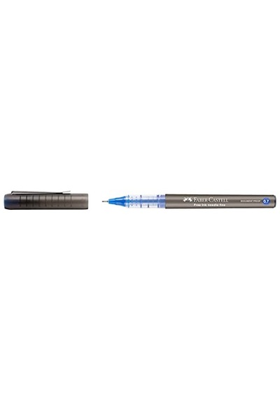 Free Ink Roller Kalem 0.7, Mavi, Silinmez Kalıcı Mürekkep, İğne Uçlu, Akıcı Yazım, Mürekkep Göstergeli Genel