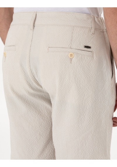 Pierre Cardin Erkek Bej Şort / Bermuda 50305289-vr011 Bej