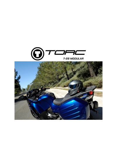 Torc T-28 Çene Açılır Motosiklet Kaskı Mat Siyah Mat Siyah