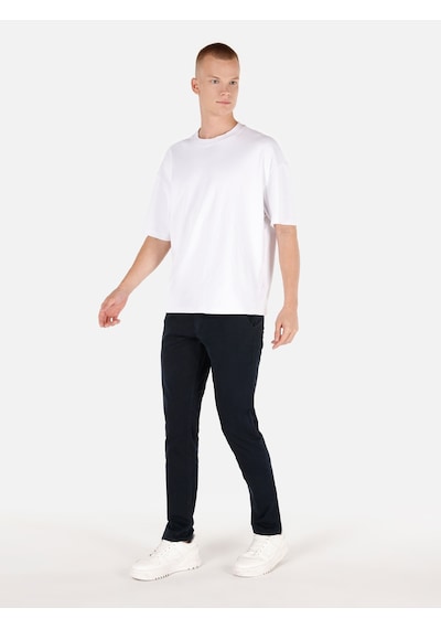 Colin's Colins Dar Kesim Orta Bel Düz Paça Düğmeli Pamuk Karışımlı Lacivert Erkek Pantolon Cl1049749 Lacivert Colin's Colins Dar Kesim Orta Bel Düz Paça Düğmeli Pamuk Karışımlı Lacivert Erkek Pantolon Cl1049749 Lacivert