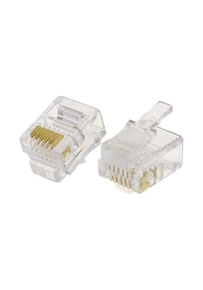 RJ11 Jack - 6 Pinli (6P6C) - 50 Adet