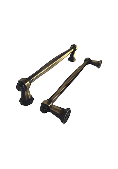 15 Adet Padişah Kulp 128 Mm Antik Sarı Mutfak Kulpu Çekmece Dolap Kapak Kulbu Metal Mobilya Dolabı Kulpları