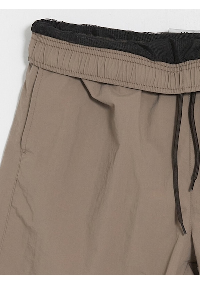 Lcw Swımwear Kahverengi Kısa Boy Baskılı Erkek Deniz Şortu