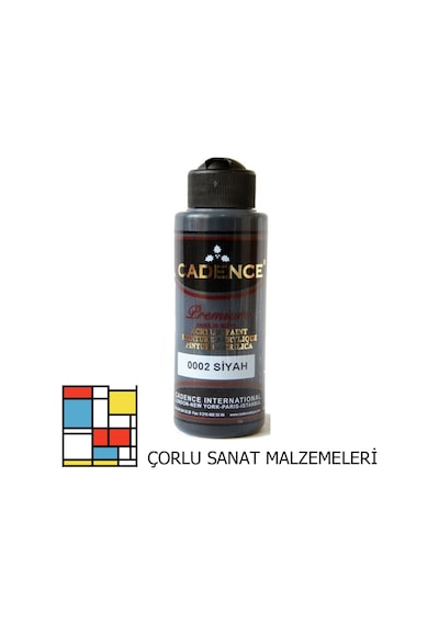 Premıum Akrilik Boya 0002 Siyah 120Ml