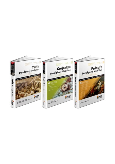 Aydın Tyt Tarih + Coğrafya + Felsefe Ders İşleyiş Seti 3 Kitap 20