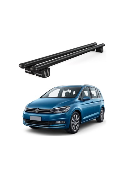 Pençe Volkswagen Touran 2015 Ve Sonrası Uyumlu Siyah Ara Atkı 135cm Port Bagaj Tavan Barı