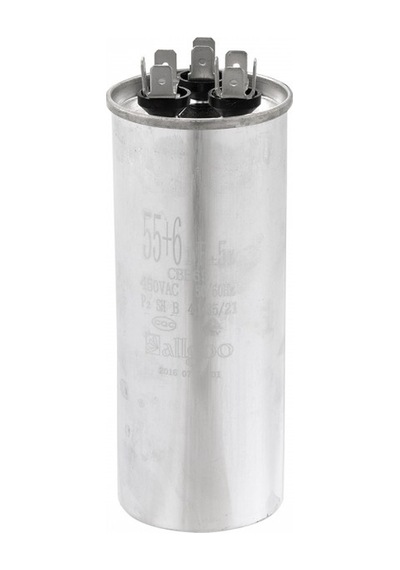 55+6 µF 450 VAC - 50/60 Hz Kondansatör (Kapasitör)