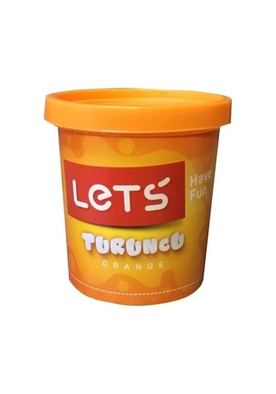 Lets Tek Renk Oyun Hamuru Turuncu 115 Gr