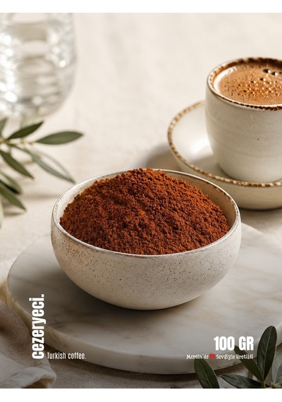 Cezeryeci Taze Çekim Türk Kahvesi Orta Kavrulmuş 100 G Çekirdek