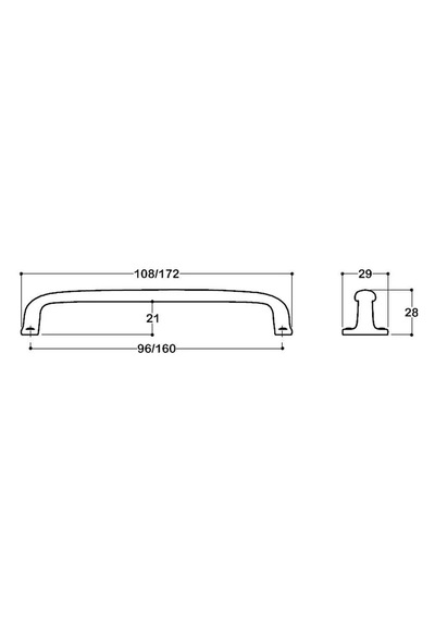 System Mobilya Kulbu Gold Renk 160mm Kulp Sy4595 0160 Gl Çok Renkli