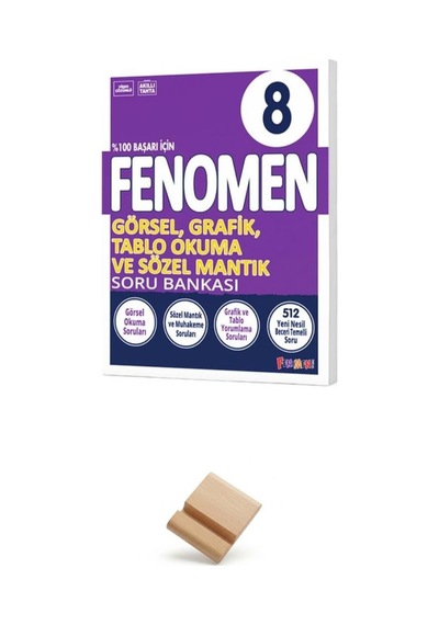 Fenomen Lgs 8. Sınıf 2027 Görsel Grafik Hızlı Okuma Ve Sözel Mantık Soru Bankası + Telefon Standı
