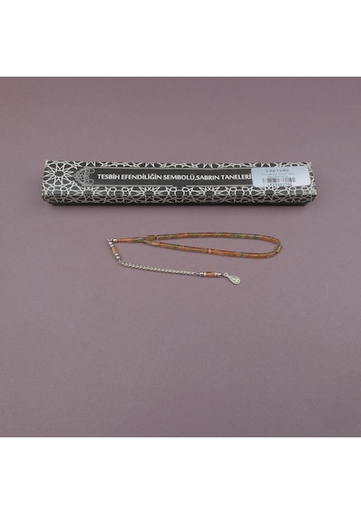Sıkma Kehribar Bilek Boy Kesme Kesim 4x7mm Sallama Tesbih Yeşil-sarı