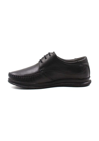 Fast Step Hakiki Deri Erkek Casual Ayakkabı 161ma126 Siyah