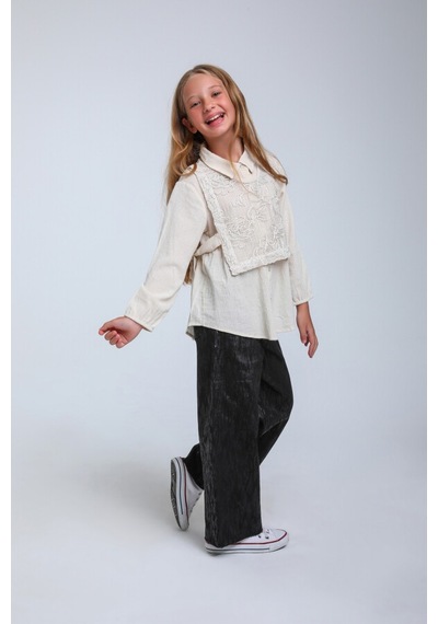 Xo Kids Kız Çocuk Pantolon 9-13 Yaş 2500 Siyah