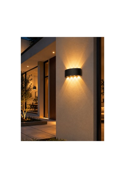 Cata Ct-8013 Kapri Modern Dış Mekan Led Aplik Amber 1222207