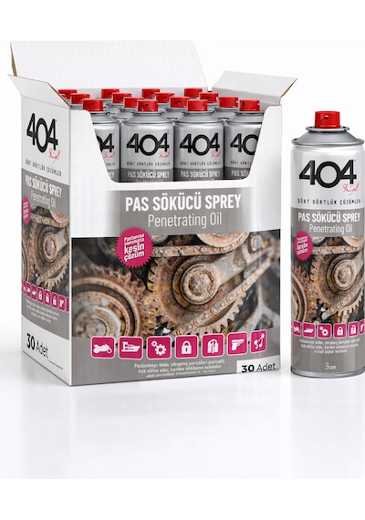 404 Pas Sökücü Sprey 200ml 30lu Koli