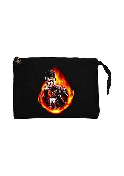 muhammad Ali Dragon Siyah Clutch Astarlı Cüzdan / El Çantası Siyah