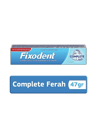 Fixodent Complete Ferah Diş Protez Yapıştırıcı Krem 47 Gr