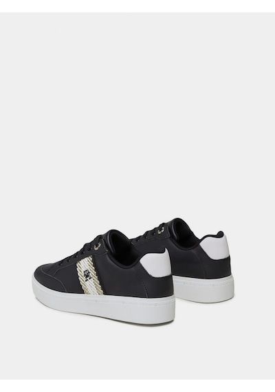 Tommy Hilfiger Tommy Hılfıger Court Kadın Ayakkabı Fw0fw07106-dw6 Fw0fw07106-dw6 Siyah