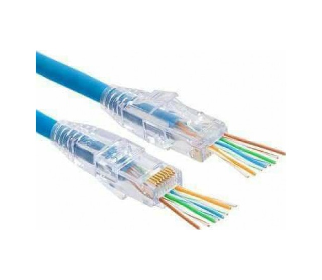 Ez-Rj45 Ez Rj45 Cat6 Açık Uçlu Soket 8P/8C Cat6 Konnektör 100Adet