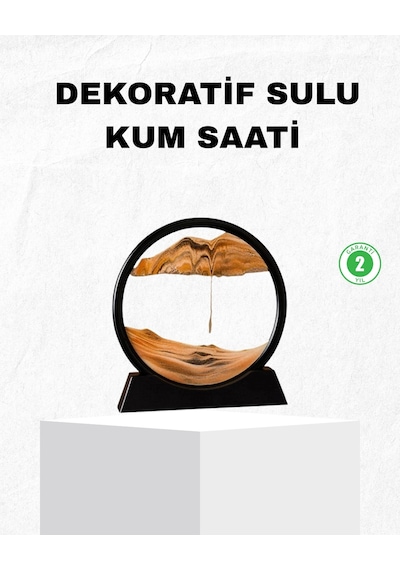 Dekoratif Kum Saati Şık Masa Üstü Aksesuar, Dayanıklı Malzeme, Ve Klasik Tasarım