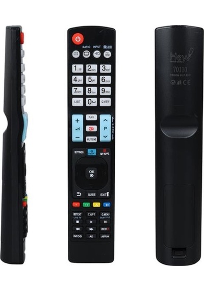 Küçük Kalıp LG Uyumlu Lcd Tv Kumanda Akb73615303 5131